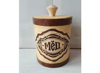 Туес медовый Д8 