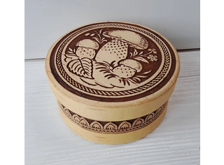 Шкатулка круглая 