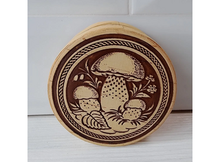 Шкатулка круглая 