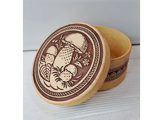 Шкатулка круглая 