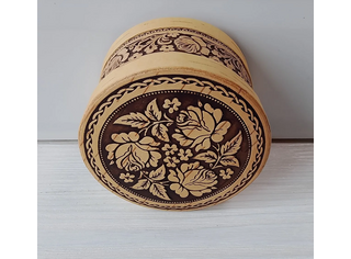 Шкатулка круглая 