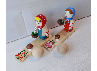 Игрушка Девочка с корзинкой Арт.103908