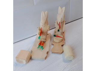 Игрушка Зайчик с морковкой Арт.103910
