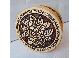Шкатулка круглая 