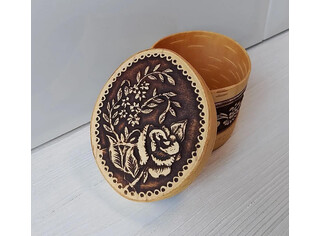 Шкатулка овальная 