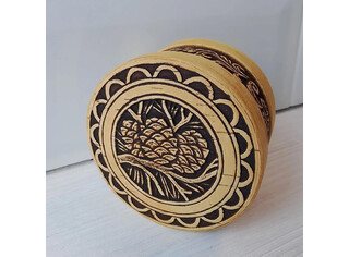 Шкатулка круглая 