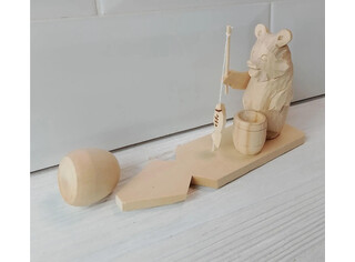 Игрушка Медведь-рыболов Арт.103980