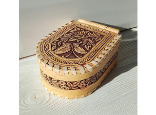Шкатулка шитая 